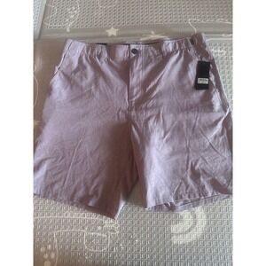 Veece Motion Mens Hybrid Shorts 36 Mauve Heather Stretch Casual Board Shorts NEW